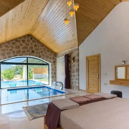 Kaskalkan Heatedpool Sheltered Honeymoon Villa Bezirgan