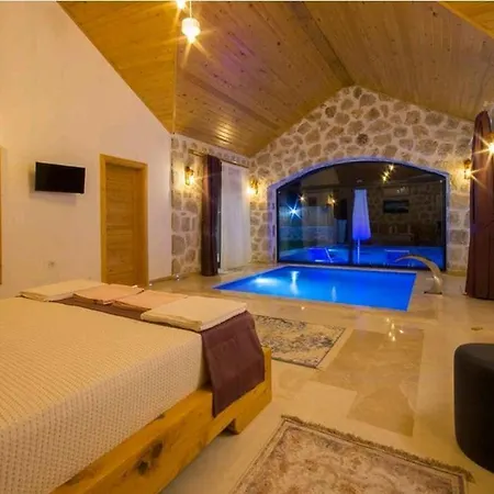 Villa Kaskalkan Heatedpool Sheltered Honeymoon Bezirgan